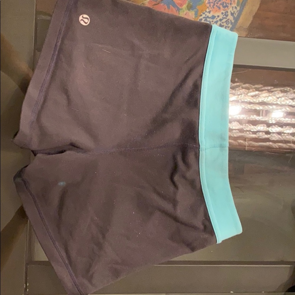 Lululemon size 0 spandex shorts. - Picture 2 of 2
